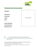 Teilnahmeformular OroVerde-Aktionswettbewerb