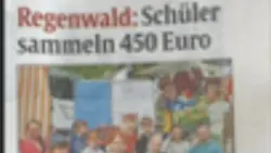 Zeitungsartikel abfotografiert