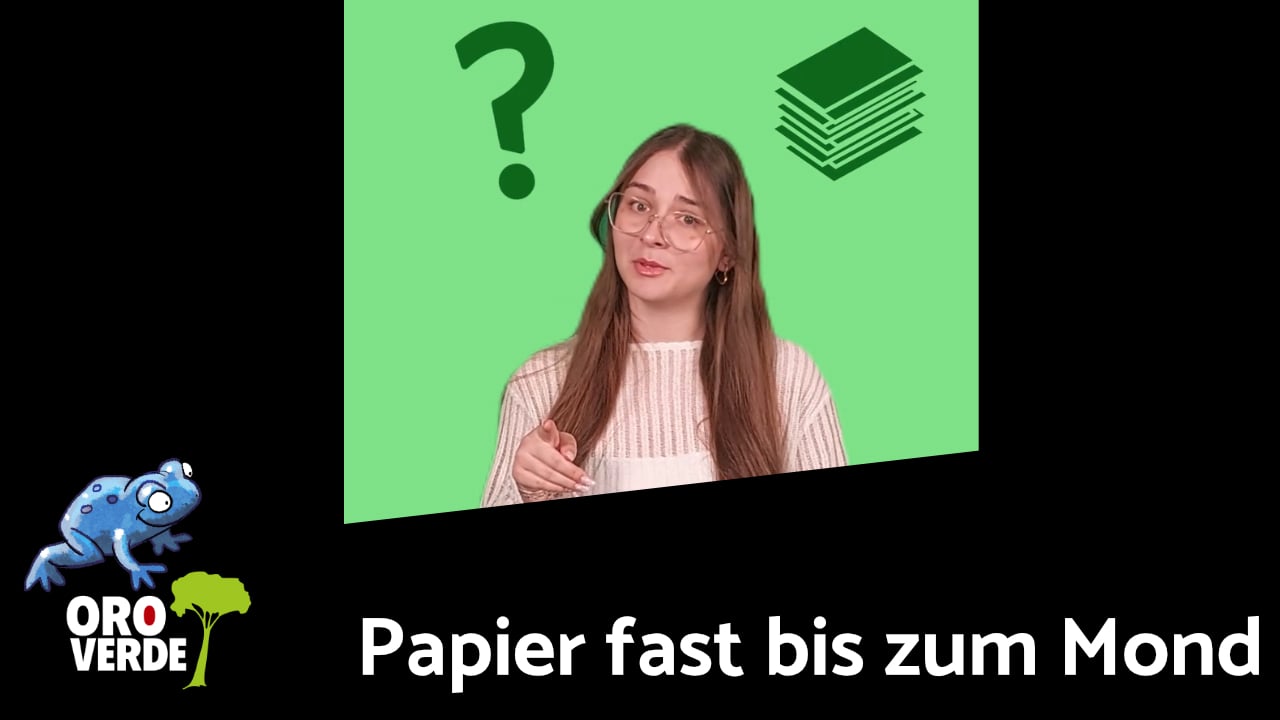 Papierverbrauch: Blatt für Blatt fast bis zum Mond